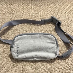Lululemon Everywhere Mini Belt Bag Light Gray Blue Belt Bag
